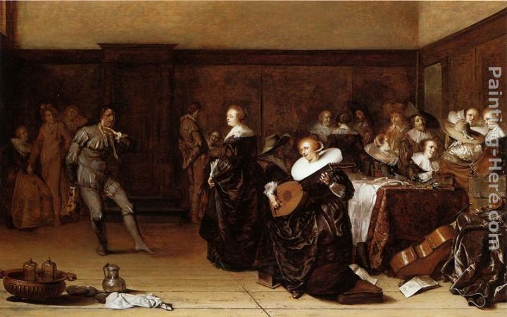 Musical Company painting - Pieter Codde Musical Company art painting